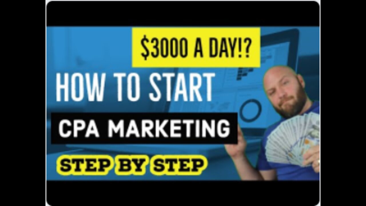 $3000 a Day! How to Start CPA Marketing for Beginners