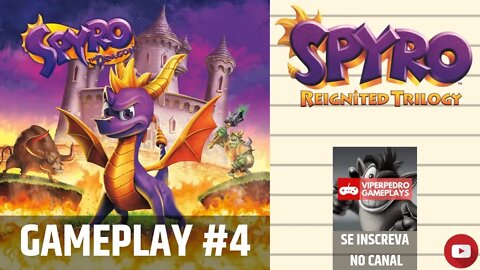 AS GEMAS DESAPARECERAM??? | Spyro Reignited Trilogy (Spyro The Dragon) | Gameplay #4