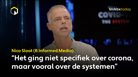 Nico Sloot (B Informed Media): "Het ging niet specifiek over corona, maar vooral over de systemen"