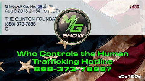 Who Controls the Human Trafficking Hotline 888-373-7888? 