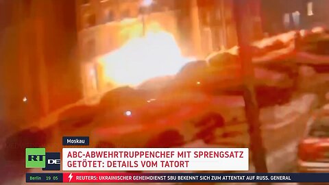 Chef der ABC-Abwehr mit Sprengsatz getötet: Details vom Tatort in Moskau