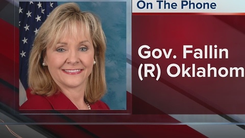 Gov. Mary Fallin discuss ice storm state of emergency in midday