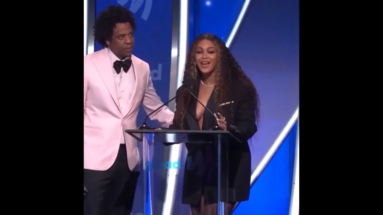 A MOMENT TO REFLECT WITH JAY-Z & BEYONCE #videoclips #youtubeshorts #awardshow #thecarters #video