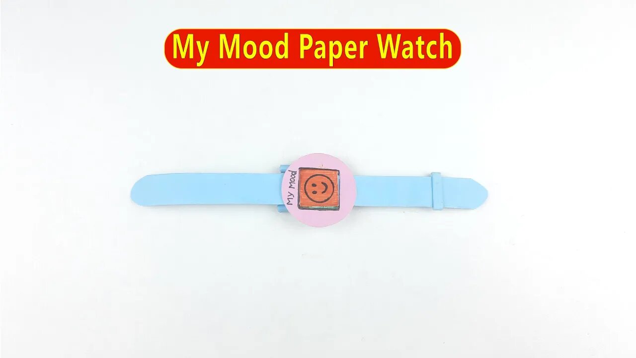 Origami Mood Watch DIY Paper Watch - Easy Paper Crafts