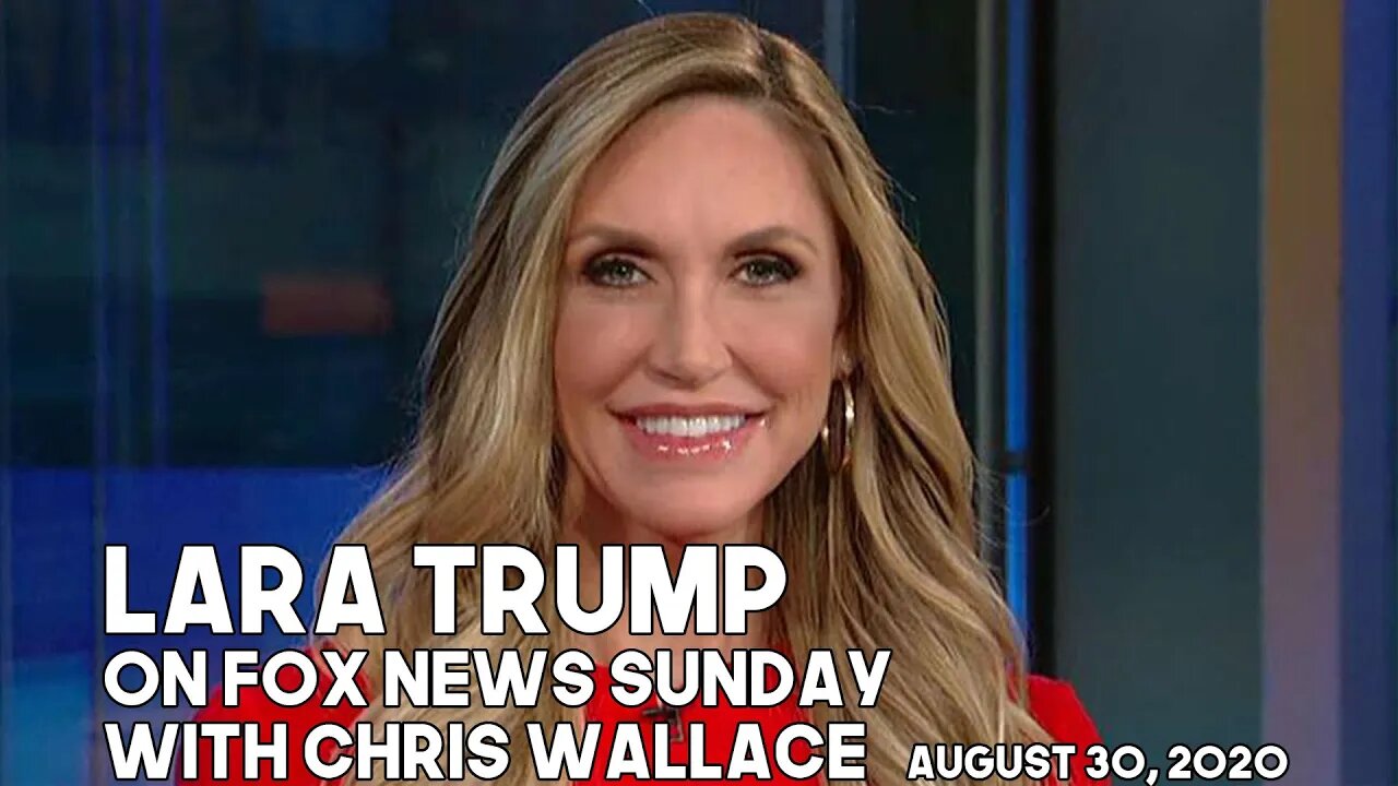 Lara Trump On Fox News Sunday with Chris Wallace. He Couldn't Lay A Glove On Her.