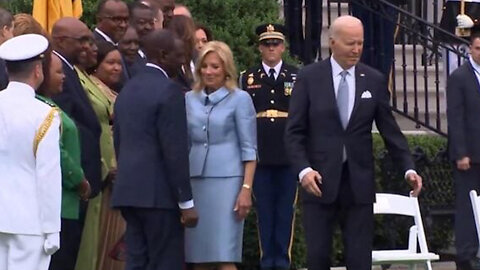 WATCH IT AND WEEP: BIDEN DECLININ' UPDATE: stiff gait, clearly disoriented, each day worse