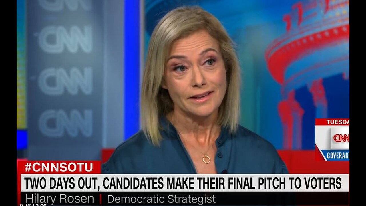 Hilary Rosen (DEM Strategist): We're going to have a BAD Night. We did not listen to the Voters