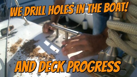 Aisling toe rail part7 #boat #diy #boating #yacht #restoration #ship #deck #boatrenovation