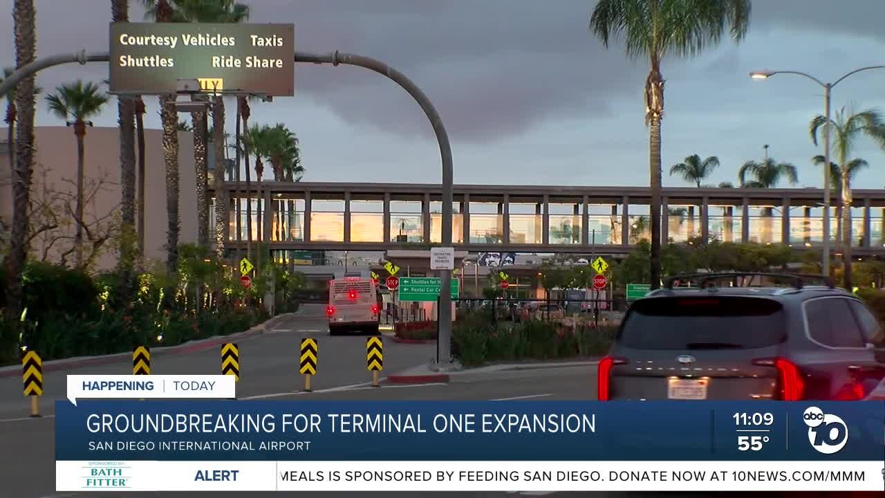 Construction begins on San Diego International Airport Terminal One