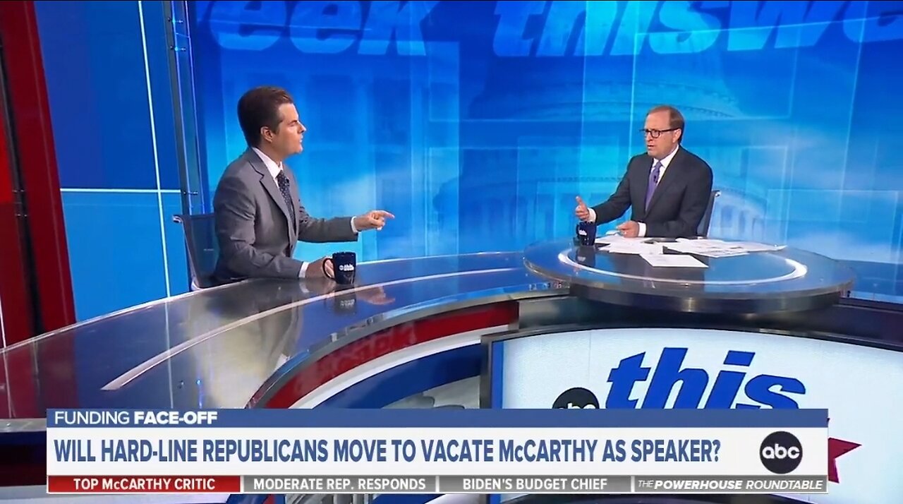 Matt Gaetz: I'm Relentless in Ousting Speaker McCarthy