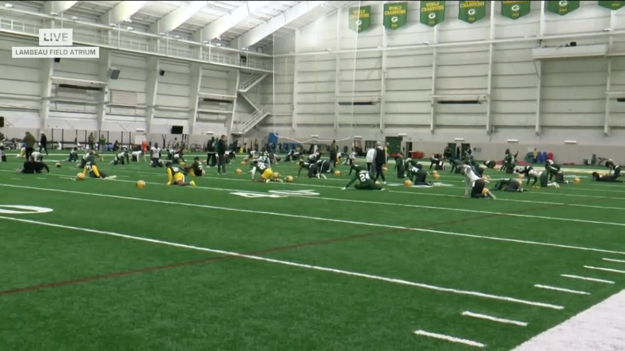 Packers back to work; Hamlin on their minds