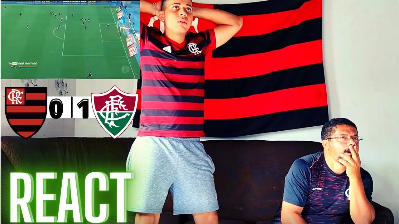 Mais uma derrota amarga | REACT FLAMENGO 0 X 1 FLUMINENSE | CARIOCÃO 2022