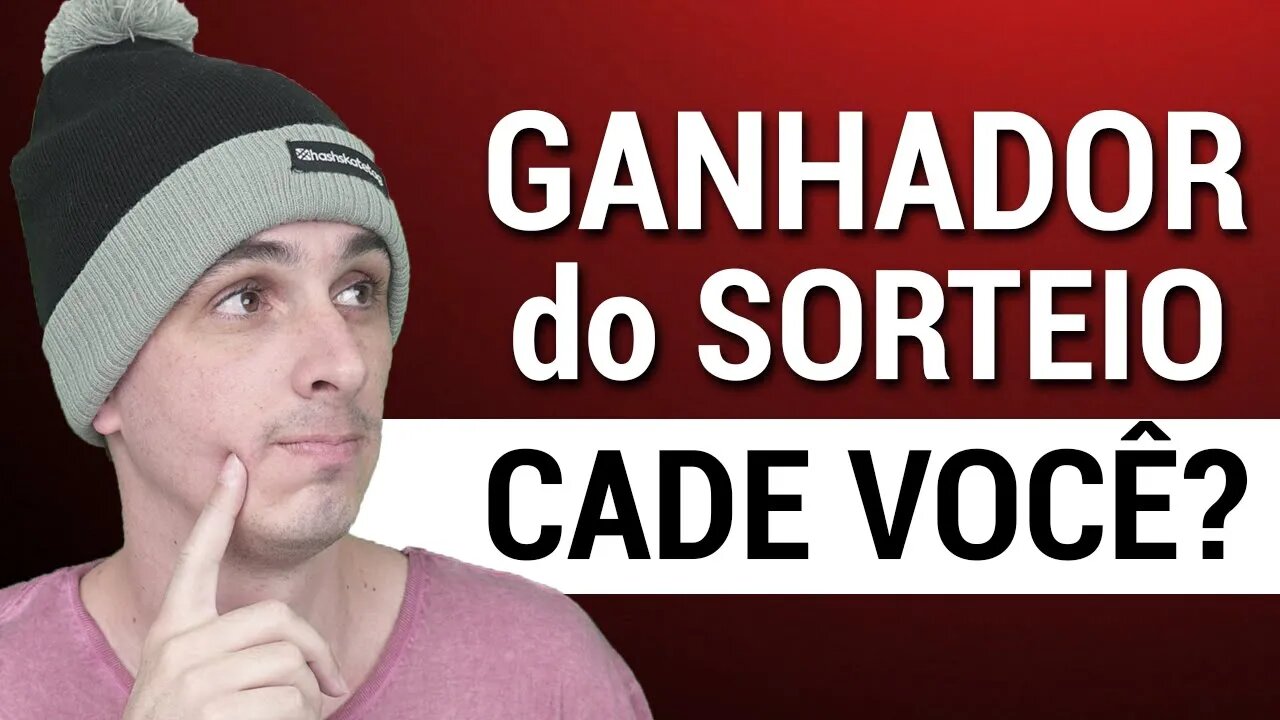 QUEM GANHOU O SORTEIO!! E novo sorteio será??