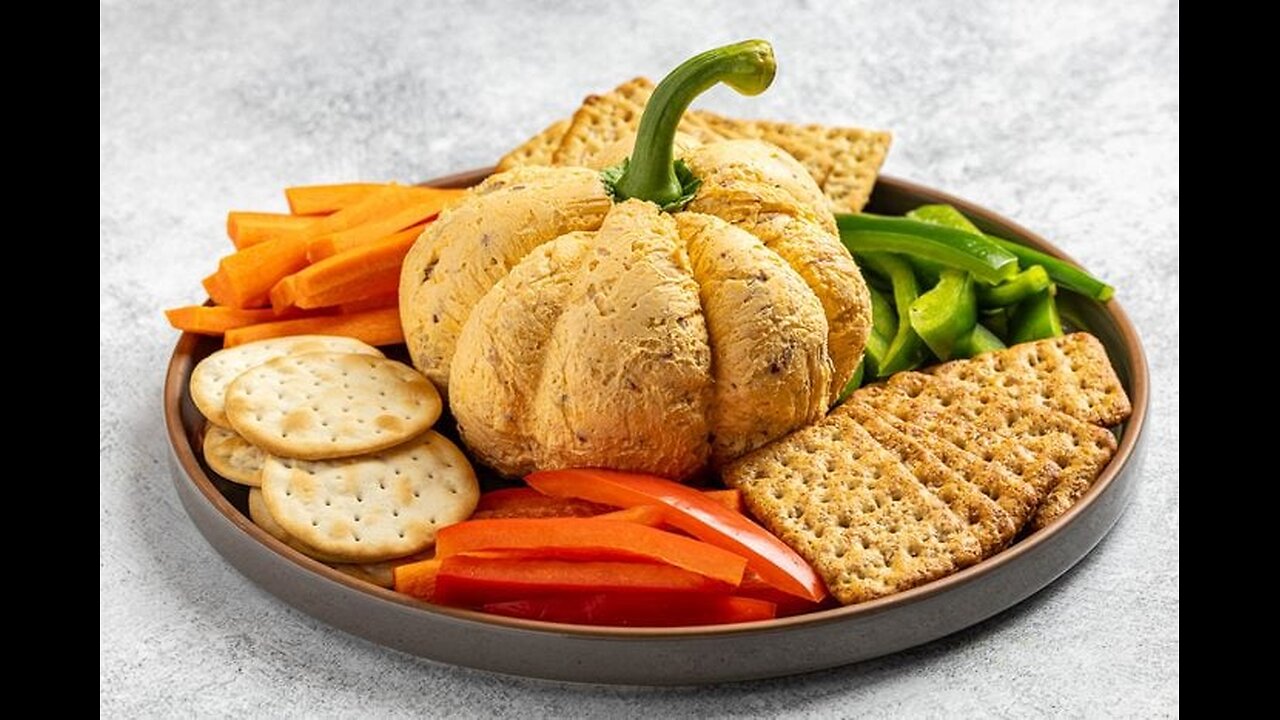 Thanksgiving pumpkin Cheese ball @BuyShopNow_ [TikTok]