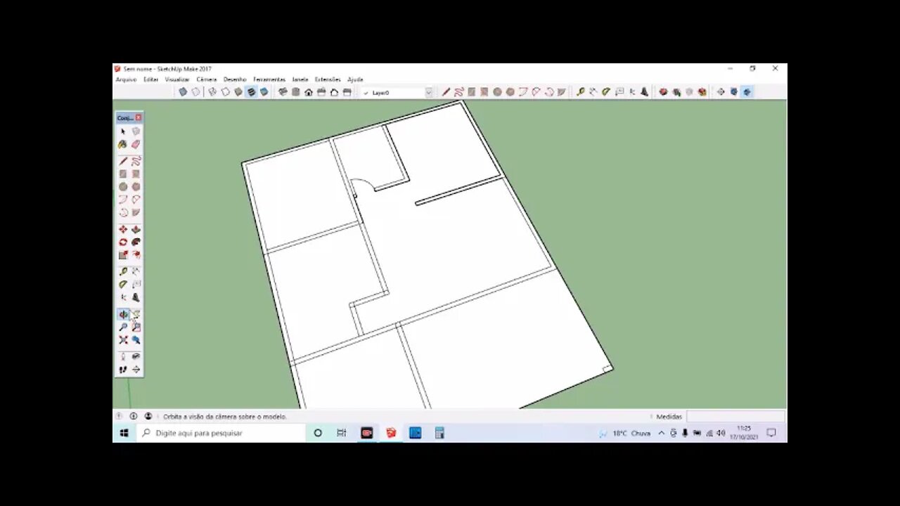 ajudando um inscrito com projeto 3d casa 9 por 12 + tutorial sktchup