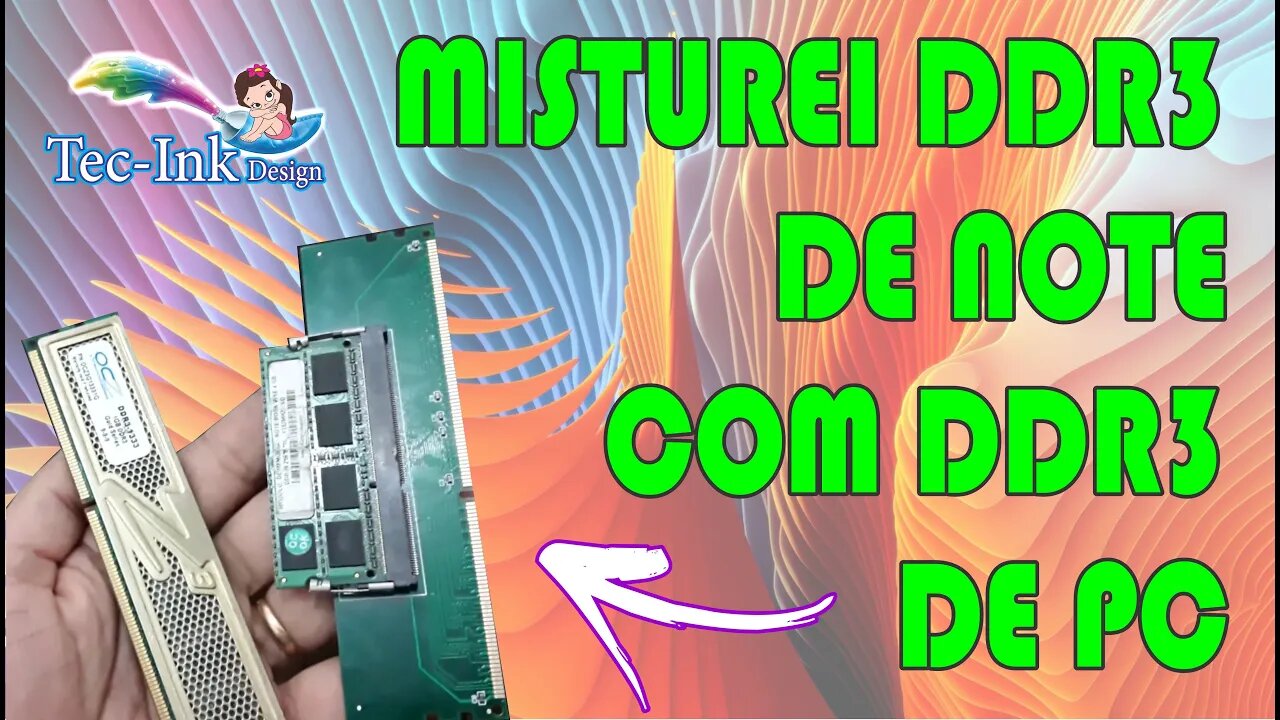 Como Usar Memória Ddr3 De Notebook Com Ddr3 De Pc Desktop Junto Ao Mesmo Tempo? Gambiarra Dá Certo?