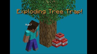 Minecraft | Exploding Tree Trap!