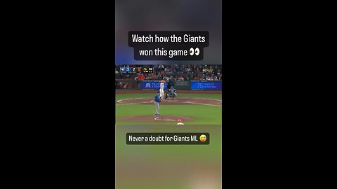 What an ending last night in the Bay Area! The Giants walk-off the Blue Jays! ⚾️