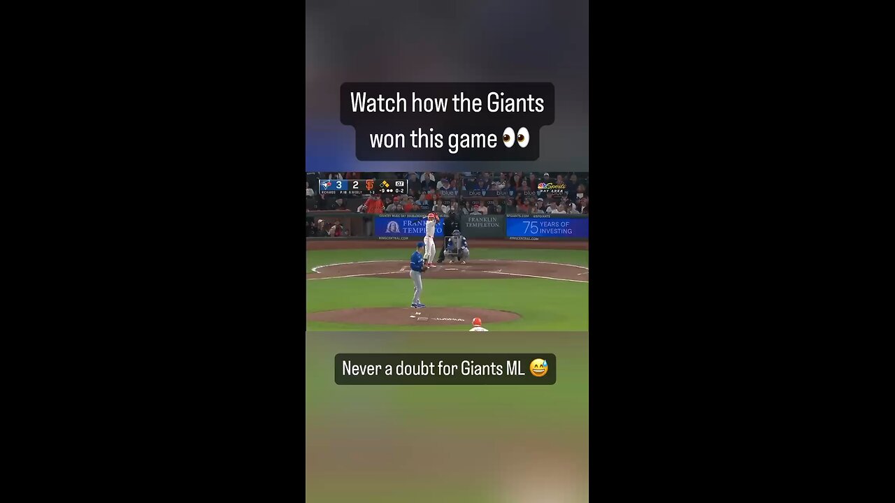 What an ending last night in the Bay Area! The Giants walk-off the Blue Jays! ⚾️