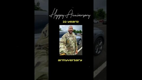 22 years! Happy Armyversary!