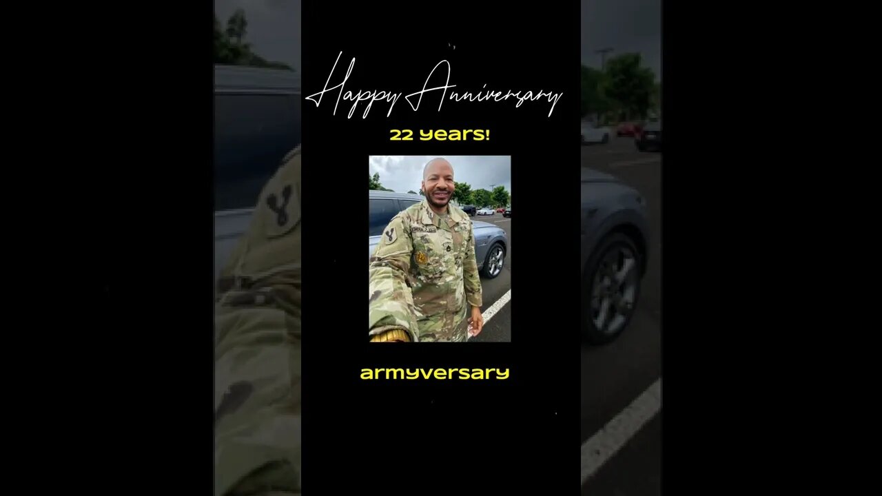 22 years! Happy Armyversary!
