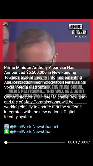 News Shorts: Australian Prime Minister Implements Age Verification Online