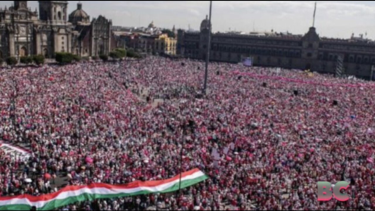 In Mexico, more than 100,000 protesters rally against changes to election agency