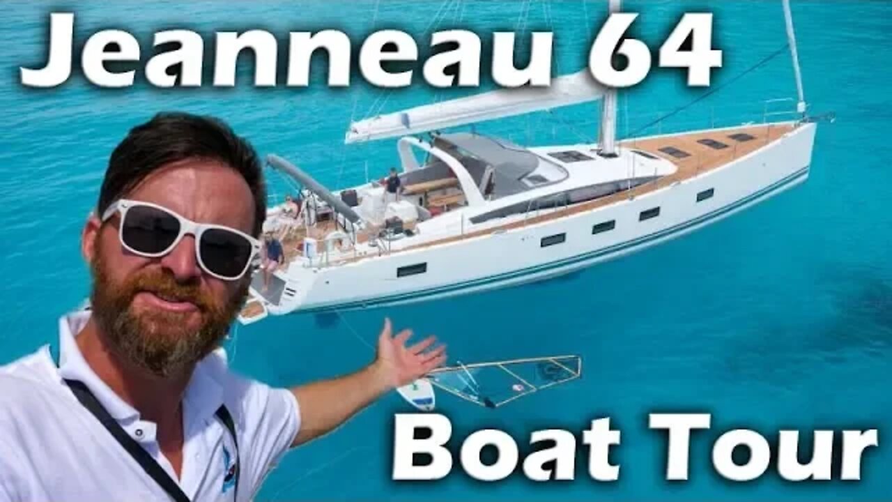 Jeanneau 64 Sailing Yacht Boat Tour at the Miami Boat Show