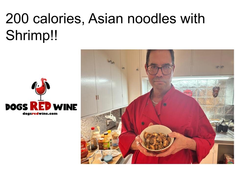 5 Calorie Noodles, Asian Shrimp Dish 200 calories all day!