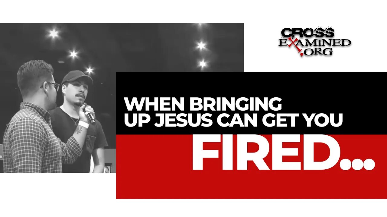 When bringing up Jesus can get you fired...