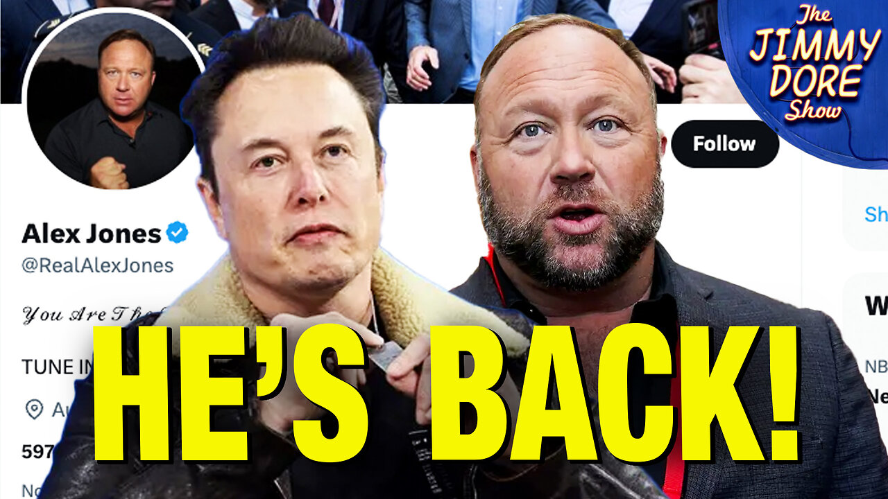 Elon Musk REINSTATES Alex Jones On Twitter!