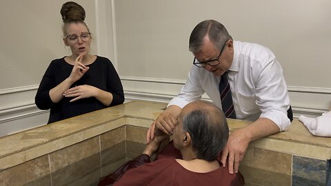 Lorenzo got baptized in JESUS Name!