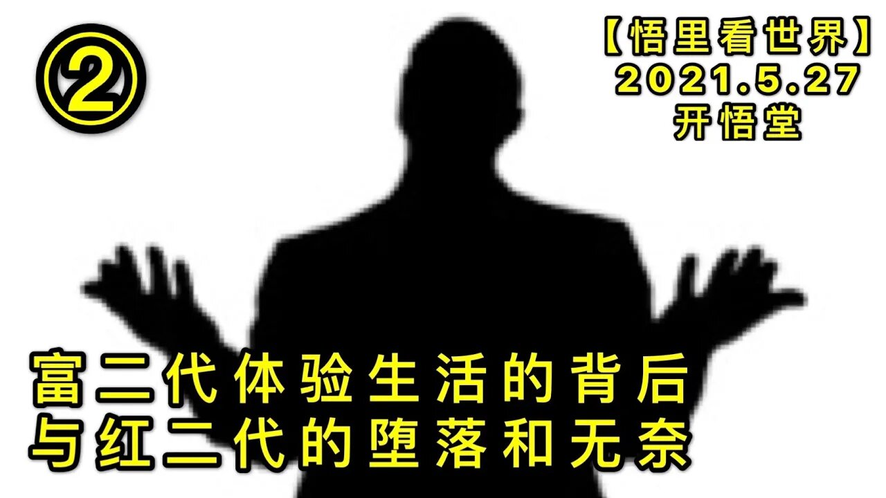 KWT1800(2)富二代体验生活的背后与红二代的堕落和无奈20210527-9【悟里看世界】