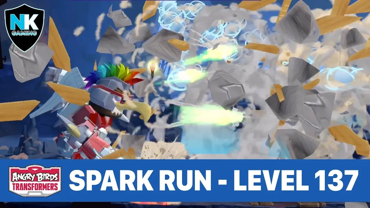 Angry Birds Transformers - Spark Run Series - Level 137 - Featuring Superion