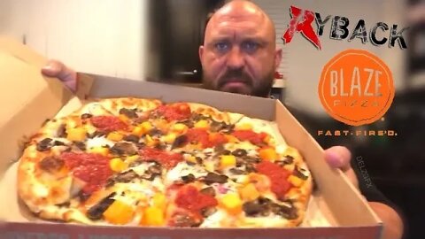 Ryback Blaze Pizza Food Review Mukbang Its Feeding Time