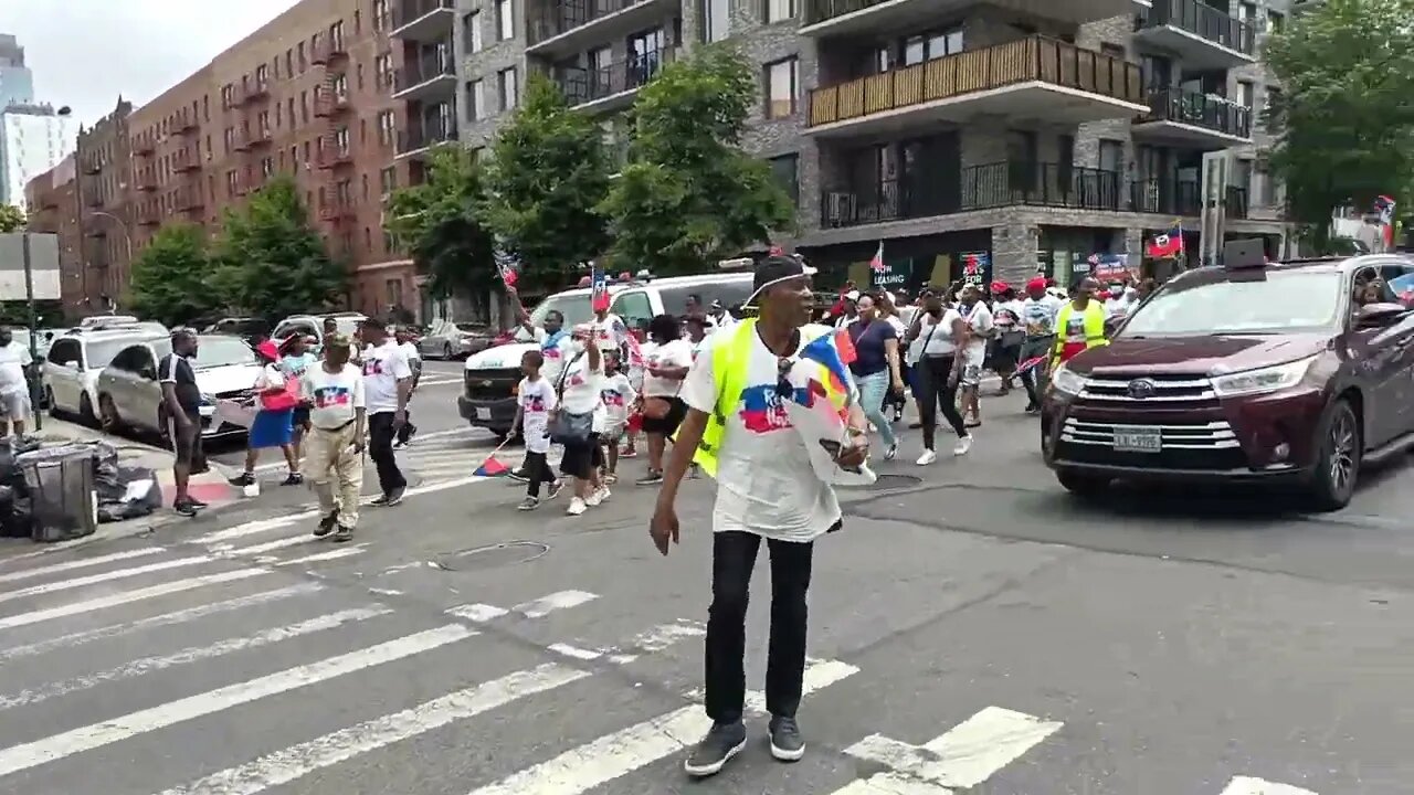 Relief in #haiti #reliefinhaiti International March From Rogers Ave and Foster Ave to Prospect Park.