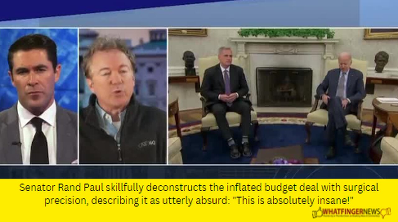 Senator Rand Paul skillfully deconstructs the inflated budget deal with surgical precision