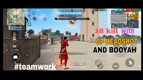 Free fire duo vs squad gameplay #freefire #booyah #teamwork #gameplay