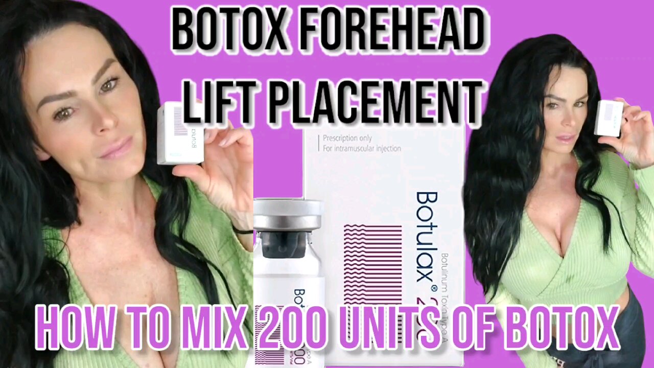 Mixing Botox / Ponytail Tox Forehead Lifting/ MeamoShop Discount Code ( Holly15 ) Saves You Money