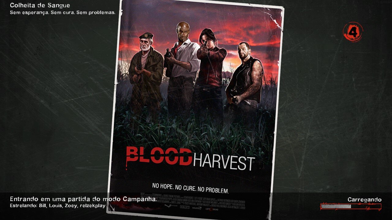 LEFT 4 DEAD 2 - 13/15 - COLHEITA DE SANGUE | ESCAPAMOS?