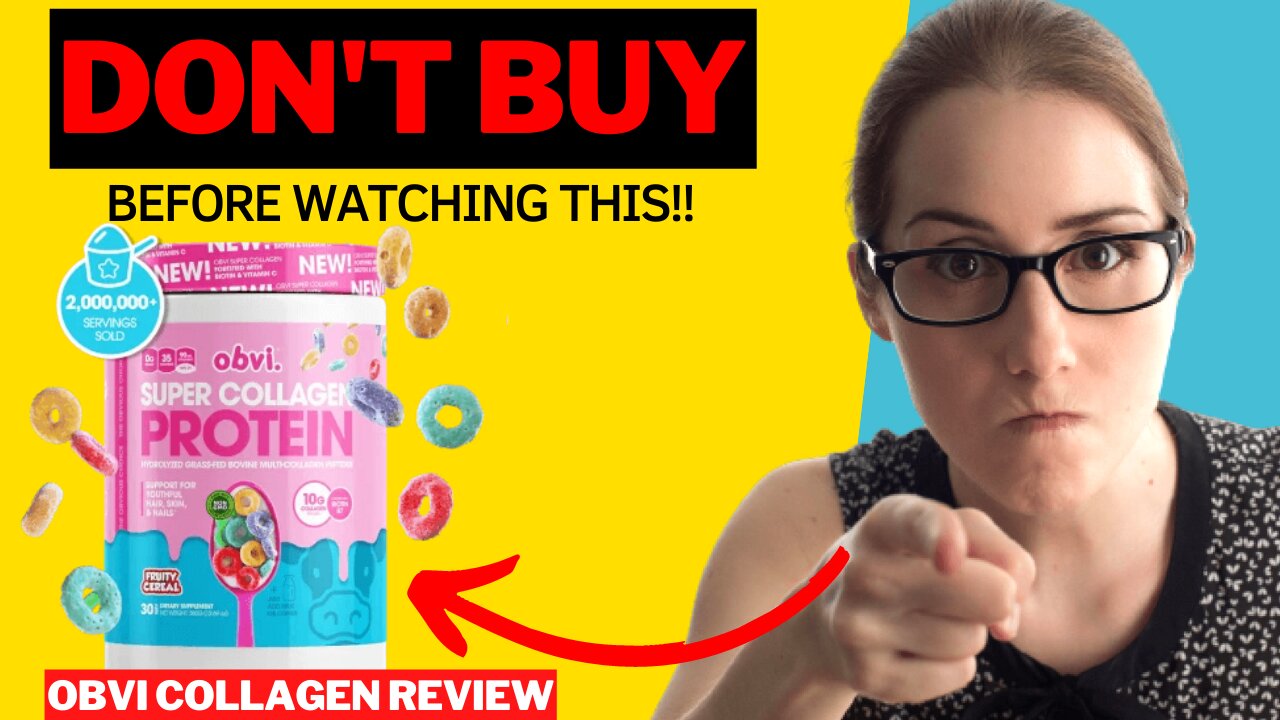 Obvi Collagen Reviews - BE CAREFUL! Obvi Super Collagen Protein Review 2022