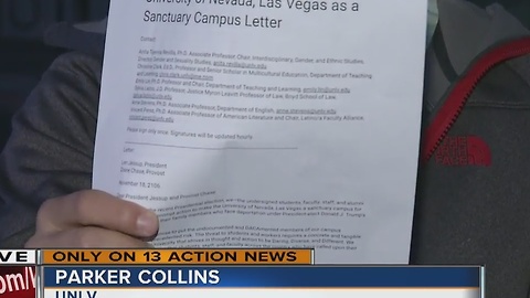 UNLV faculty, students sign petition to create safe space for undocumented immigrants