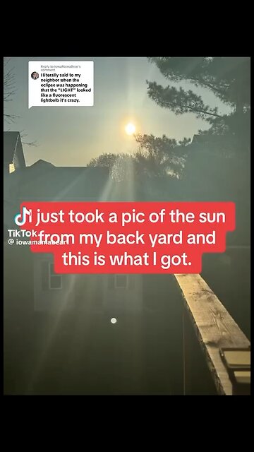 Proof of fake sun