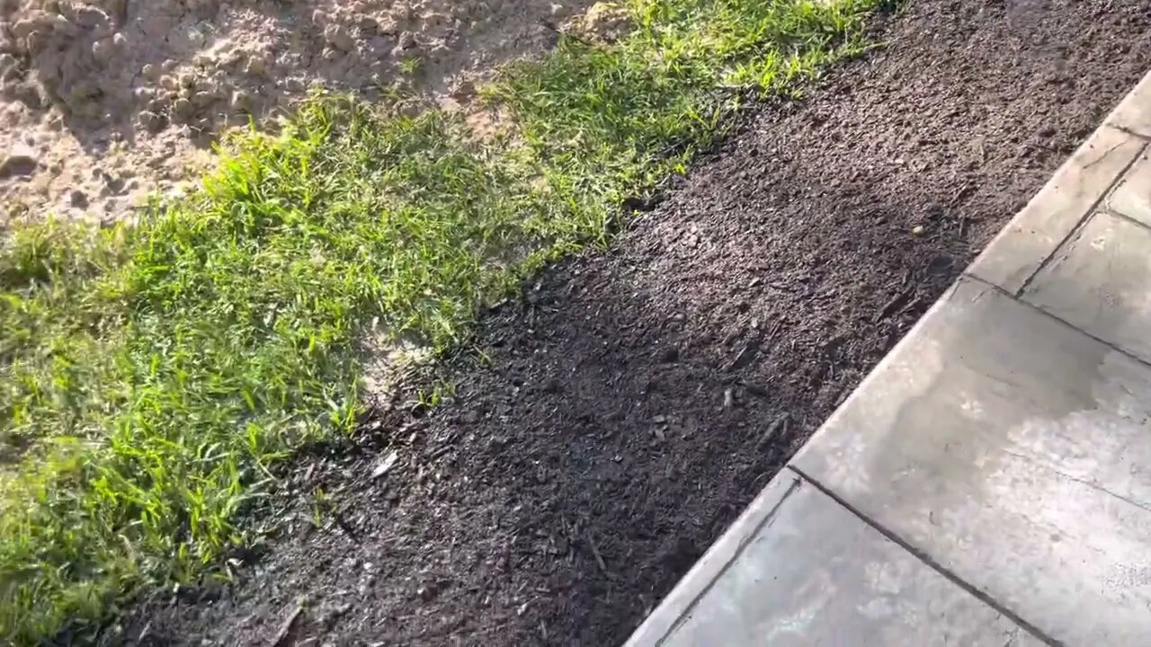 Update on our backyard patio.