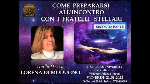 COME PREPARARSI ALL'INCONTRO CON I FRATELLI STELLARI - parte 2° - 21.01.2022