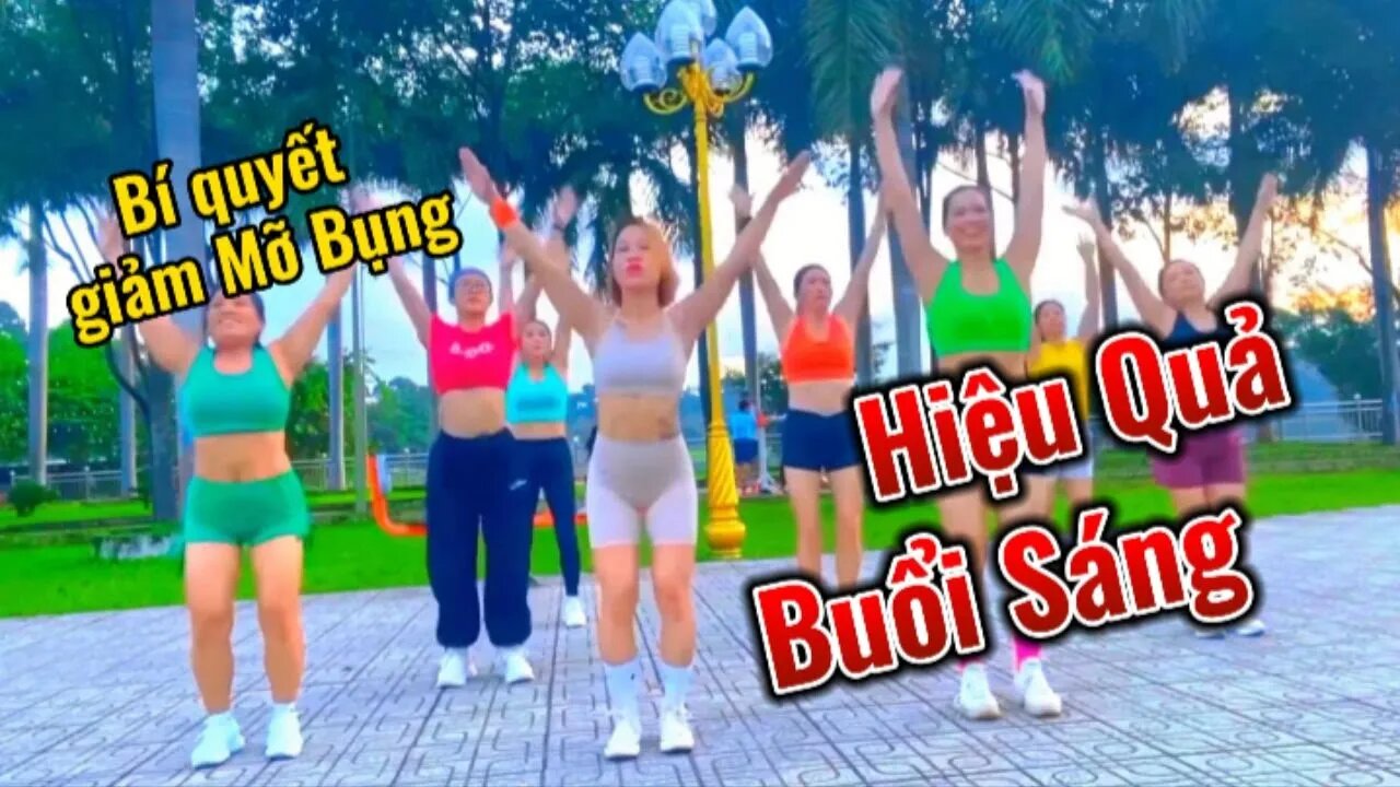 20 phút Tập aerobic Bí quyết giảm mỡ bụng Hiệu Quả buổi sáng | Trang Aerobic