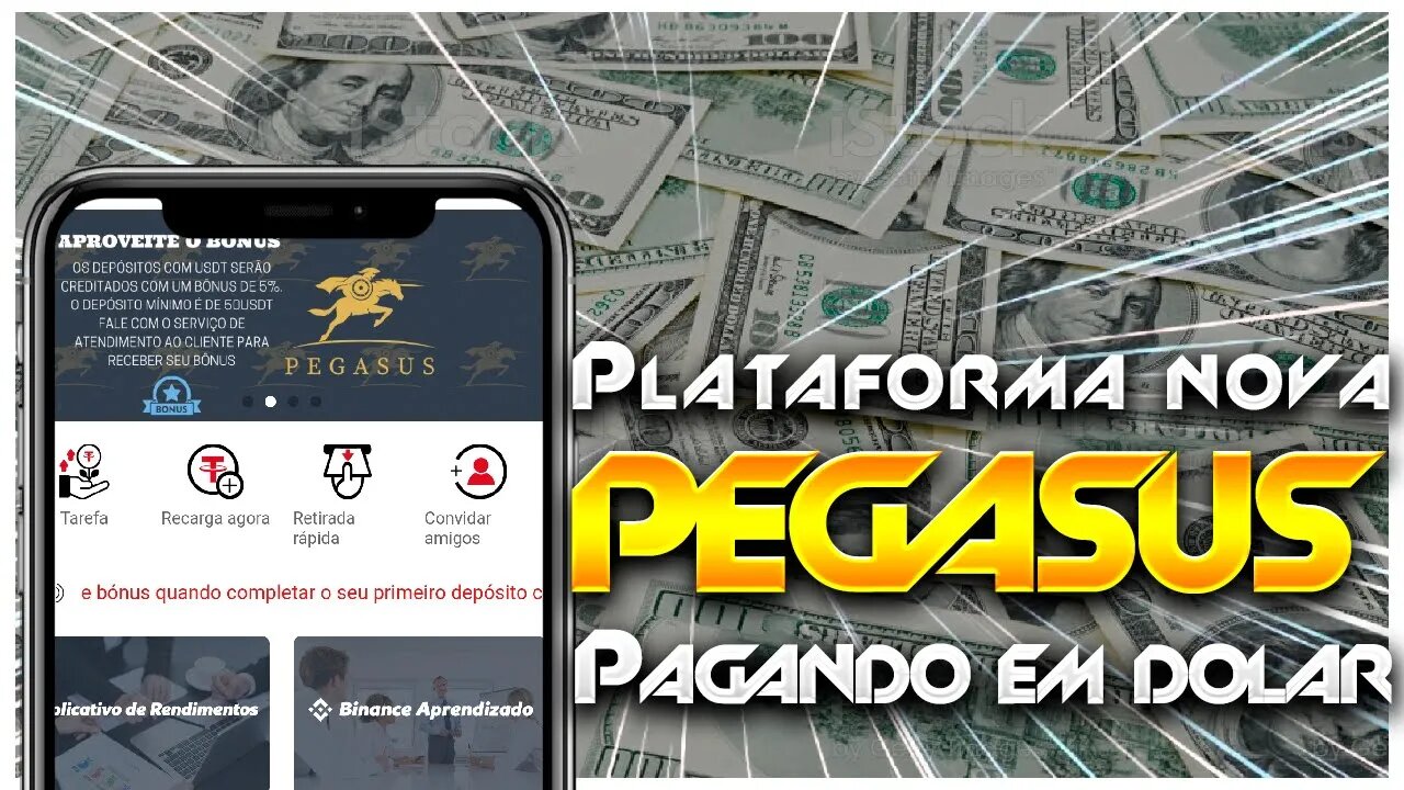 Plataforma Pegasus | Pagando todo dia em usdt