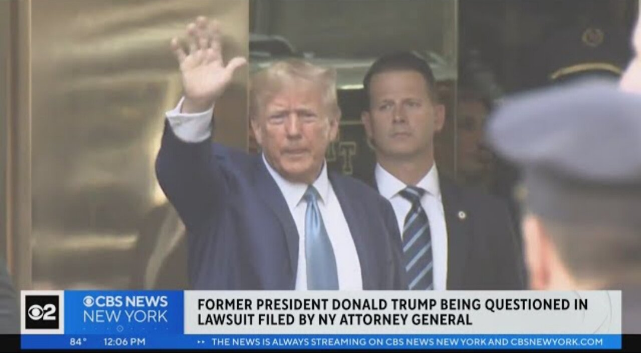 Trump expected to answer questions in NY AG's civil suit