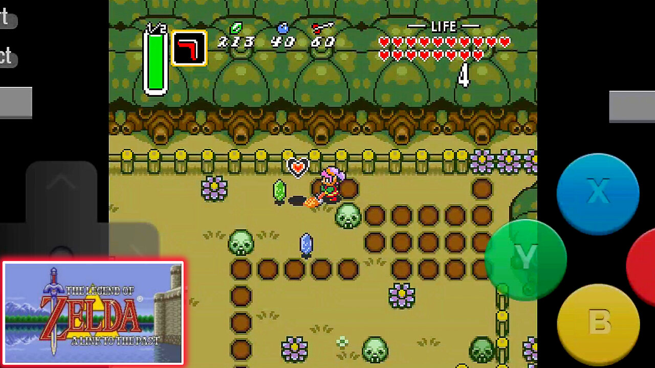 Getting the Rest of the Heart pieces in The Legend of Zelda A Link to the Past (SNES Version)