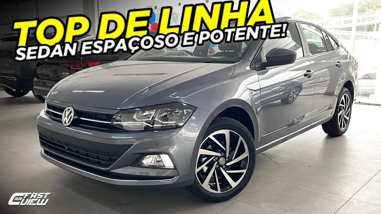 VOLKSWAGEN VIRTUS HIGHLINE 1.0 TSI 2021 EM DETALHES! VALE A PENA PAGAR TUDO ISSO? Fastcarview